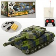Радио 899-6 танк ак 25см, звук свет, USBзарядное, 2кол в кор 27-12,5-10,5см