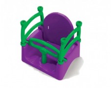 Качели 0152/5 зелено-фиолетовые 33 * 40 * 38 DOLONI-TOYS