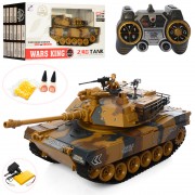 Радио - Танк 789-1 2,4G, 47 см, 1:18, звук, свет, дым, стреляет пулями