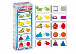 Пазлы 0189 Формы и цвета (Бони Тойс)