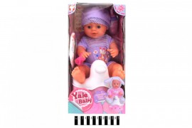 Кукла 1823 YL B Пупс "Yale baby", на горшке, с аксессуарами