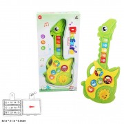 Музыкальная гитара 7034 B CY, 37 см, звуки животных, свет