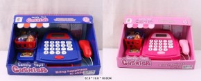Кассовый аппарат 8388A / 2, 2 вида, на батарейках, калькулятор, продукты, сканер