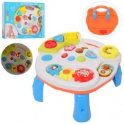 Игровой 3901 столик 28-16см, сортер, муз, звук мир трещотка, н / б в кор 36-28,5-7см