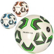 Мяч 3307 EV фут размер 5, ПВХ 1,8мм, 32панели 300-320г, 3цв в кул