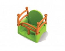 Качели 0152/1 салатово-оранжевая 33 * 40 * 38 DOLONI-TOYS