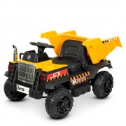 Електро 4308EBLR-6 M самосвал 2,4G р/к 2аккум25W, 1мот12V7AH,свет,колесаEVA кожа сид, желтий