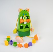 Логика 39290 Игрушка развивающая сортер Котик (Тигрес)