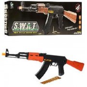 Автомат AK-47, музыкальный, на батарейках 47-1 муз н/б (в коробке)