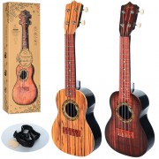 Музыкальная гитара 898-13B-C-TA, 60 см, металлические струны 4 шт, 3 вида
