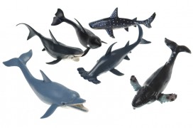Наб 8-006 HY рыб (дельфины, акулы, киты, 6шт) в пакете