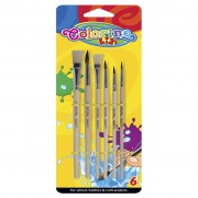 Кисточки 89415 PTR / 1 школьные 6 шт в блистере COLORINO