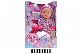 Кукла 1813 H YL пупс Yale baby, музыка, с аксессуарами