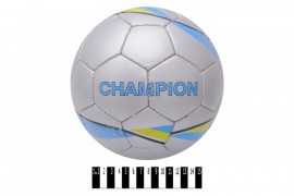 Мяч футбольный, лакированный, CHAMPION (4-х шар-е по-я, латекс камера)